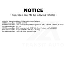 Charger l&#39;image dans la galerie, Front Rear Ceramic Brake Pads Kit For Mercedes-Benz C230 C320 SLK350 C350