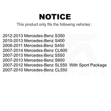 Charger l&#39;image dans la galerie, Front Rear Ceramic Brake Pads Kit For Mercedes-Benz S550 SL550 CL550 S600 S350