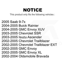 Load image into Gallery viewer, Front Rear Ceramic Brake Pads Kit For Chevrolet Trailblazer GMC Envoy EXT XL XUV