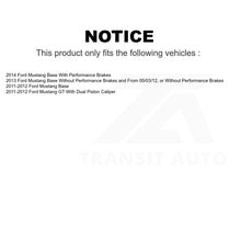 Load image into Gallery viewer, Front Rear Ceramic Brake Pads Kit For Ford Mustang