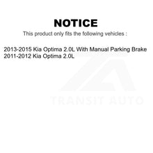 Charger l&#39;image dans la galerie, Front Rear Ceramic Brake Pads Kit For Kia Optima 2.0L