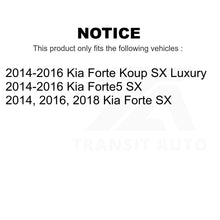 Charger l&#39;image dans la galerie, Front Rear Ceramic Brake Pads Kit For Kia Forte Forte5 Koup