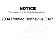 Charger l&#39;image dans la galerie, Front Rear Ceramic Brake Pads Kit For 2004 Pontiac Bonneville GXP