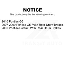 Charger l&#39;image dans la galerie, Front Rear Ceramic Brake Pads Kit For Pontiac G5 Pursuit