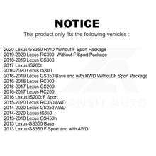 Load image into Gallery viewer, Front Rear Ceramic Brake Pads Kit For Lexus GS350 IS300 IS200t IS350 RC350 RC300