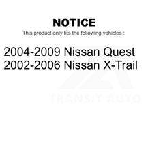 Load image into Gallery viewer, Front Rear Ceramic Brake Pads Kit For Nissan Quest X-Trail