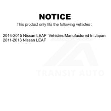 Charger l&#39;image dans la galerie, Front Rear Ceramic Brake Pads Kit For Nissan LEAF