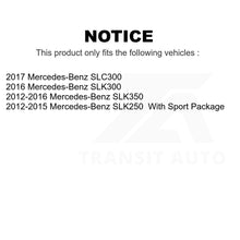 Charger l&#39;image dans la galerie, Front Rear Ceramic Brake Pads Kit For Mercedes-Benz SLK250 SLK350 SLK300 SLC300