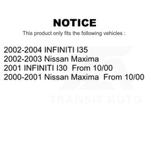 Charger l&#39;image dans la galerie, Front Rear Ceramic Brake Pads Kit For Nissan Maxima INFINITI I35 I30