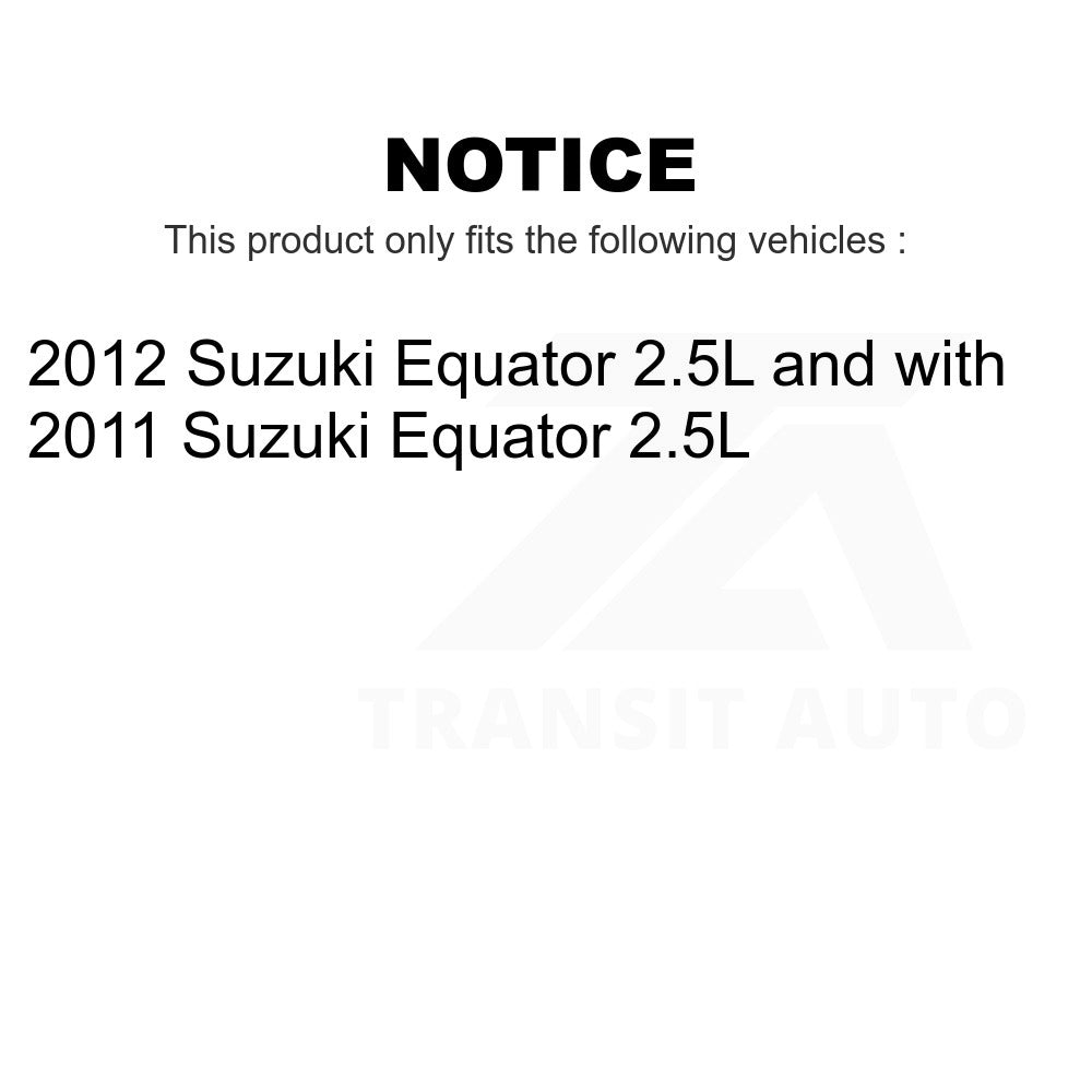 Front Rear Ceramic Brake Pads Kit For Suzuki Equator