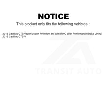 Load image into Gallery viewer, Front Rear Ceramic Brake Pads Kit For Cadillac CTS