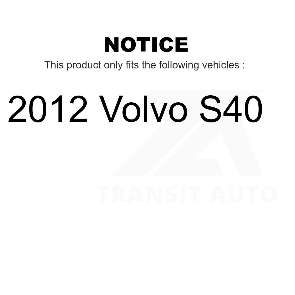 Front Rear Ceramic Brake Pads Kit For 2012 Volvo S40