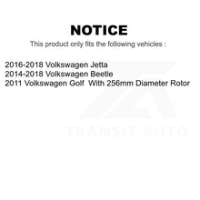 Charger l&#39;image dans la galerie, Front Rear Ceramic Brake Pads Kit For Volkswagen Jetta Beetle Golf