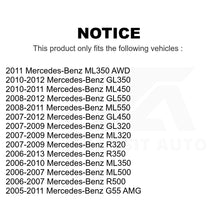 Charger l&#39;image dans la galerie, Front Rear Ceramic Brake Pads Kit For Mercedes-Benz ML350 GL450 R350 GL550 ML500