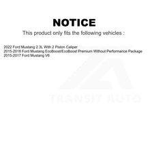 Load image into Gallery viewer, Front Rear Ceramic Brake Pads Kit For Ford Mustang