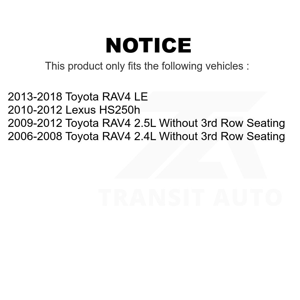 Front Rear Ceramic Brake Pads Kit For Toyota RAV4 Lexus HS250h