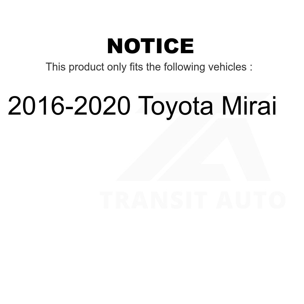 Front Rear Ceramic Brake Pads Kit For 2016-2020 Toyota Mirai