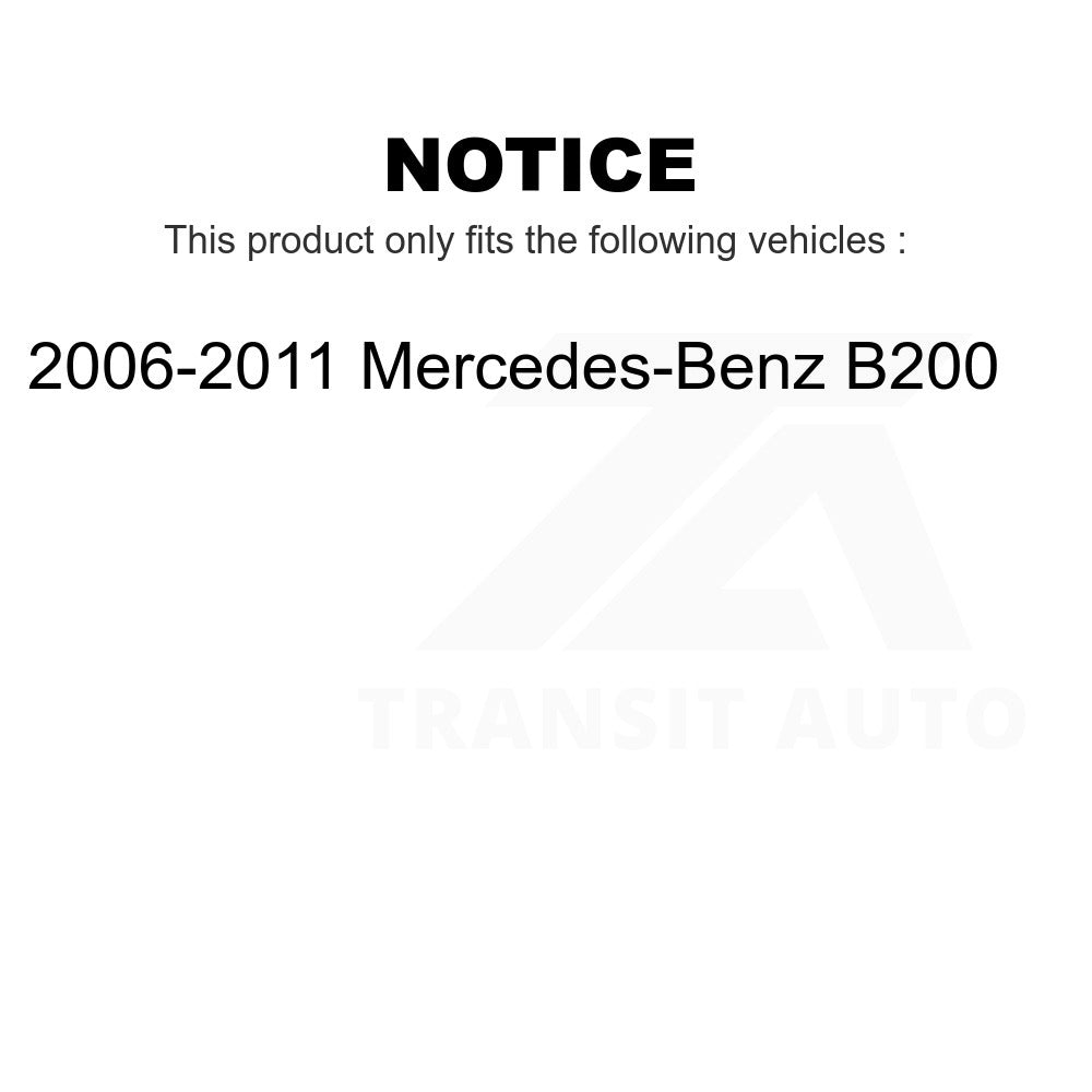 Front Rear Ceramic Brake Pads Kit For 2006-2011 Mercedes-Benz B200