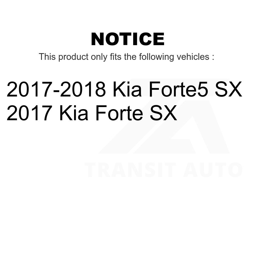 Front Rear Ceramic Brake Pads Kit For Kia Forte Forte5 SX