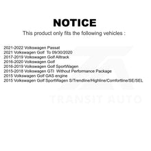 Load image into Gallery viewer, Front Rear Ceramic Brake Pads Kit For Volkswagen GTI Golf SportWagen Alltrack