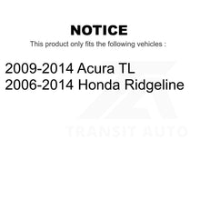 Load image into Gallery viewer, Front Rear Ceramic Brake Pads Kit For Honda Ridgeline Acura TL