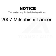 Load image into Gallery viewer, Front Rear Ceramic Brake Pads Kit For 2007 Mitsubishi Lancer