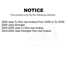 Load image into Gallery viewer, Front Rear Ceramic Brake Pads Kit For Jeep Wrangler TJ