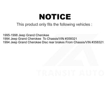 Load image into Gallery viewer, Front Rear Ceramic Brake Pads Kit For Jeep Grand Cherokee