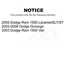 Load image into Gallery viewer, Front Rear Ceramic Brake Pads Kit For Dodge Durango Ram 1500 Van