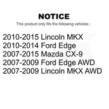 Load image into Gallery viewer, Front Coat Drill Slot Disc Brake Rotor Pair For Ford Edge Lincoln MKX Mazda CX-9