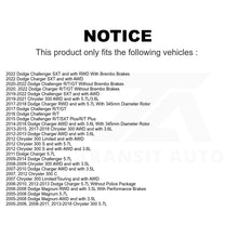 Charger l'image dans la galerie, Front Rear Drill Slot Brake Rotor Ceramic Pad Kit For Dodge Charger Chrysler 300