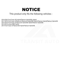 Load image into Gallery viewer, Front Rear Drilled Slot Brake Rotors Ceramic Pad Kit For Ford Fusion Lincoln MKZ