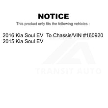 Charger l'image dans la galerie, Front Rear Coated Drilled Slot Disc Brake Rotors Ceramic Pad Kit For Kia Soul EV