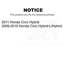 Charger l'image dans la galerie, Front Rear Coated Drilled Slot Disc Brake Rotors Ceramic Pad Kit For Honda Civic