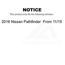 Charger l'image dans la galerie, Front Rear Drilled Slot Disc Brake Rotor &amp; Ceramic Pad Kit For Nissan Pathfinder