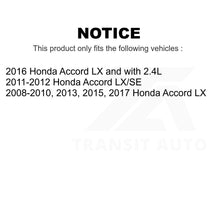 Charger l'image dans la galerie, Front Rear Coated Drilled Slot Disc Brake Rotor Ceramic Pad Kit For Honda Accord