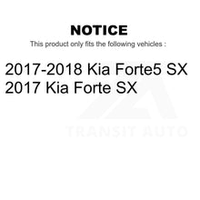 Load image into Gallery viewer, Front Rear Drilled Slot Disc Brake Rotor Ceramic Pad Kit For Kia Forte Forte5 SX