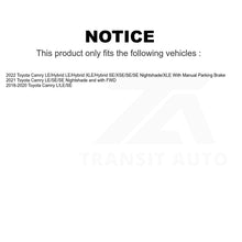 Load image into Gallery viewer, Front Rear Coated Drilled Slot Disc Brake Rotor Ceramic Pad Kit For Toyota Camry