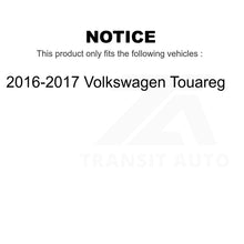 Load image into Gallery viewer, Front Rear Brake Rotors &amp; Ceramic Pad Kit (6Pc) For 2016-2017 Volkswagen Touareg