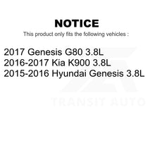 Load image into Gallery viewer, Front Drilled Slot Brake Rotors Ceramic Pad Kit For Hyundai Genesis G80 Kia K900