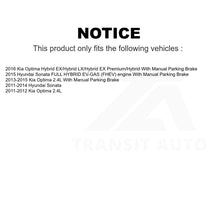 Load image into Gallery viewer, Front Rear Drill Slot Brake Rotors Ceramic Pad Kit For Hyundai Sonata Kia Optima