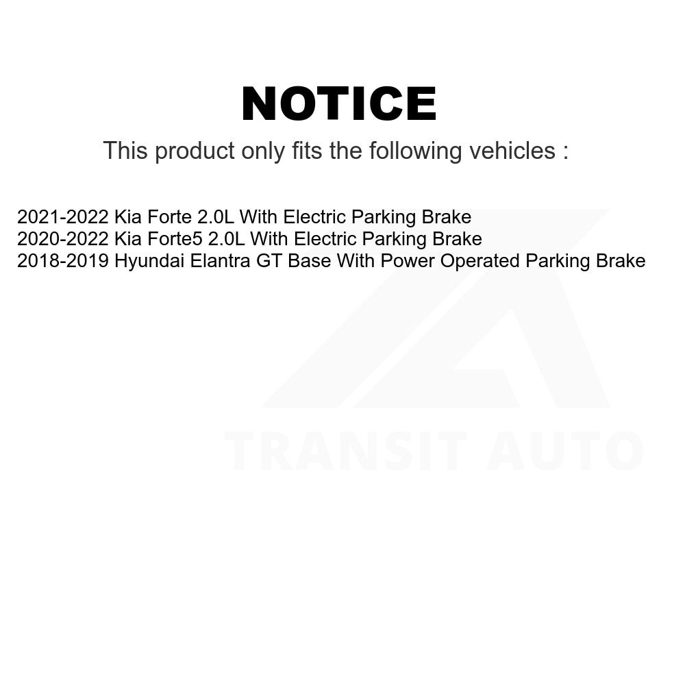 Front Rear Drilled Slot Brake Rotor & Ceramic Pad Kit For Hyundai Elantra GT Kia