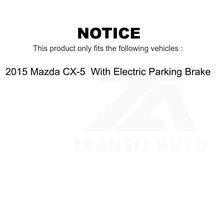 Charger l'image dans la galerie, Front Rear Coated Drilled Slot Disc Brake Rotor &amp; Ceramic Pad Kit For Mazda CX-5