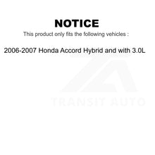 Charger l'image dans la galerie, Front Rear Coated Drilled Slot Disc Brake Rotor Ceramic Pad Kit For Honda Accord