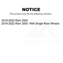 Charger l&#39;image dans la galerie, [Front+Rear] 2019-2022 Ram 2500 3500 Performance Drilled &amp; Slotted Brake Rotor &amp; Ceramic Pads Kit For Max Braking