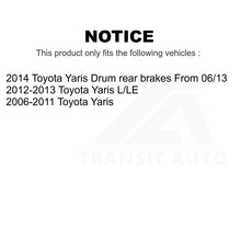 Charger l'image dans la galerie, Front Rear Semi-Metallic Brake Pads And Drum Shoes Kit For Toyota Yaris