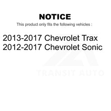 Load image into Gallery viewer, Front Rear Semi-Metallic Brake Pads And Drum Shoes Kit For Chevrolet Sonic Trax