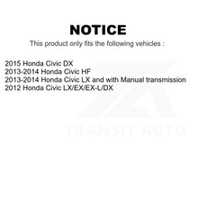 Load image into Gallery viewer, Front Rear Semi-Metallic Brake Pads And Drum Shoes Kit For Honda Civic