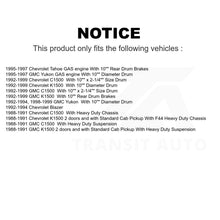 Load image into Gallery viewer, Front Rear Semi-Metallic Brake Pads Drum Shoes Kit For Chevrolet C1500 K1500 GMC