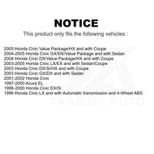 Load image into Gallery viewer, Front Rear Semi-Metallic Brake Pads And Drum Shoes Kit For Honda Civic Acura EL